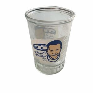 Mark Martin Nascar Rouche Racing Jam Jar Glass 90s